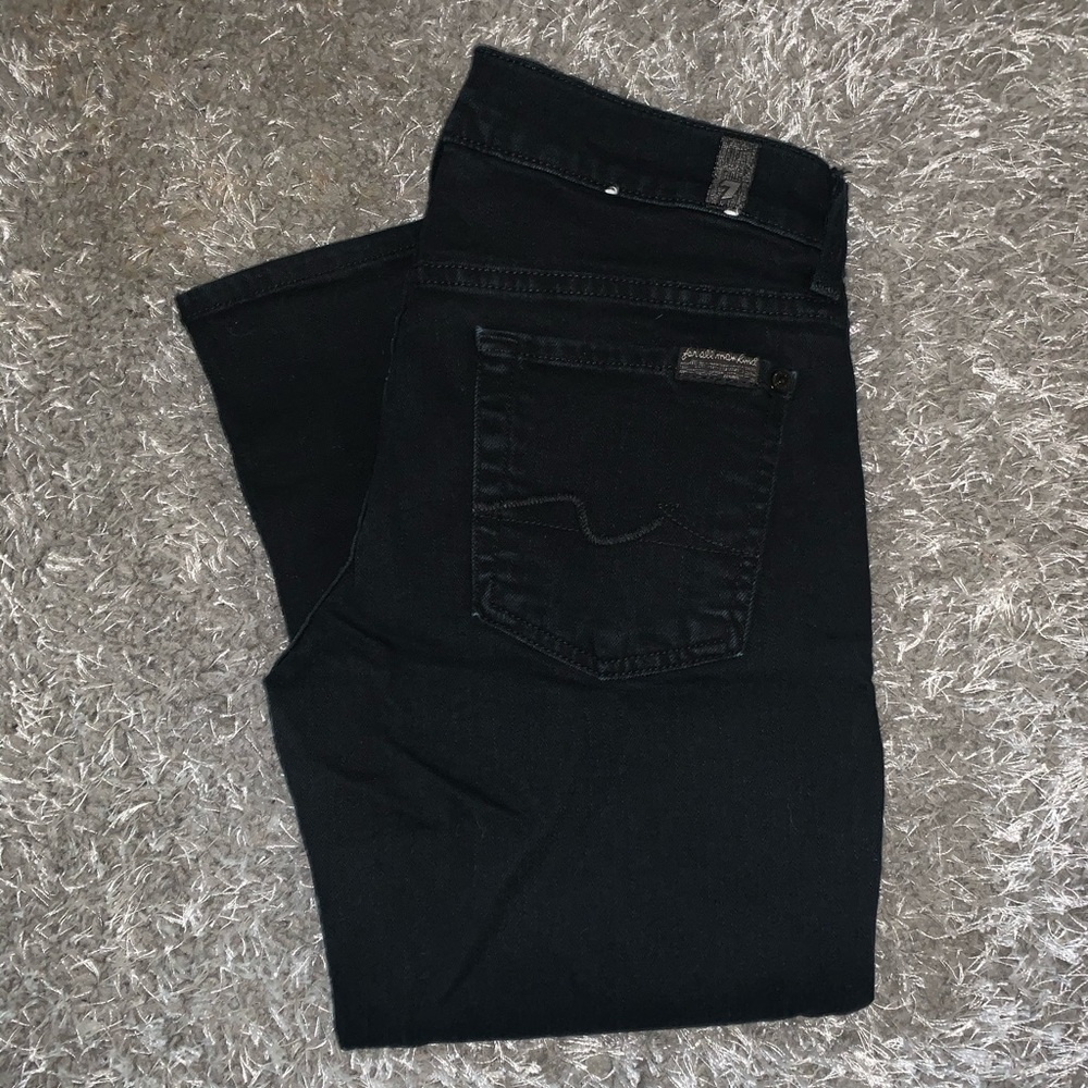 7FAM Black Straight Leg